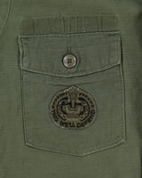 70s Vintage US Army OG-107 Sateen Utility Shirt - Medium