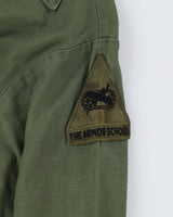 70s Vintage US Army OG-107 Sateen Utility Shirt - Medium