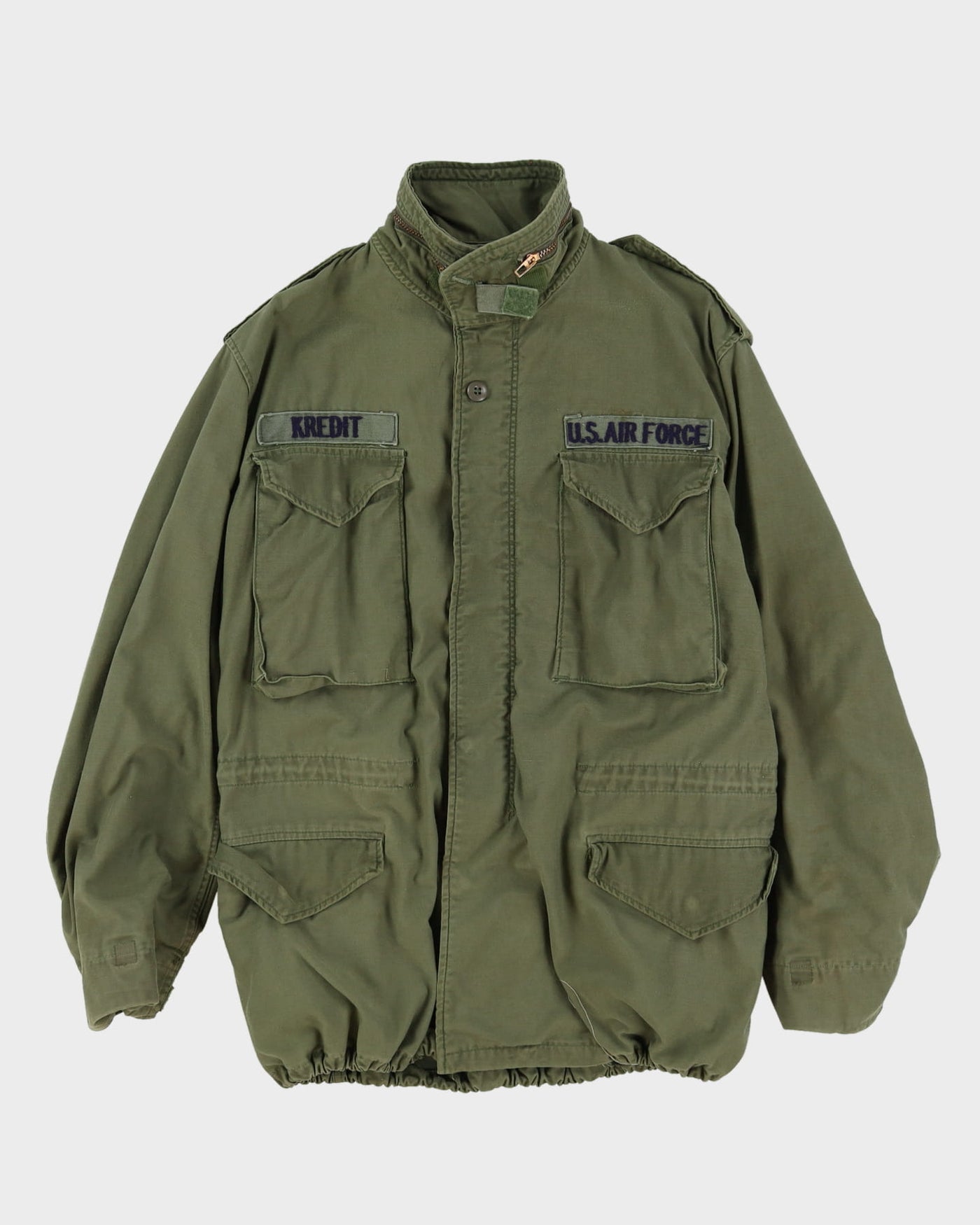 80s Vintage US Air Force OG-107 M65 Field Jacket - Medium