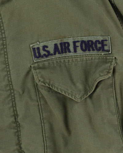 80s Vintage US Air Force OG-107 M65 Field Jacket - Medium