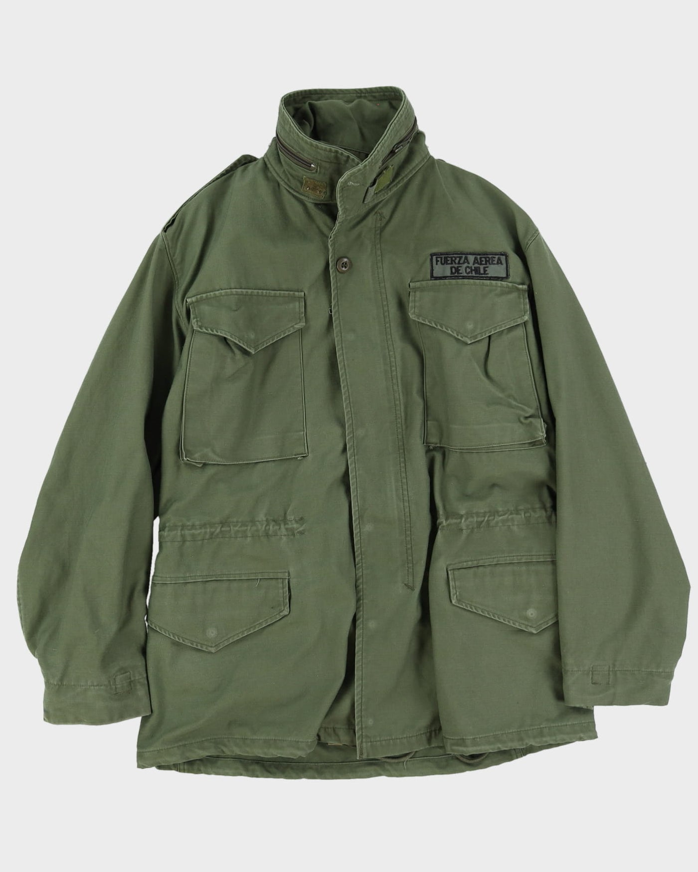 90s Vintage US Army / Chilean Air Force OG-107 M65 Field Jacket - Medium