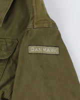 60s Vintage Danish Army HBT Field Jacket - Large