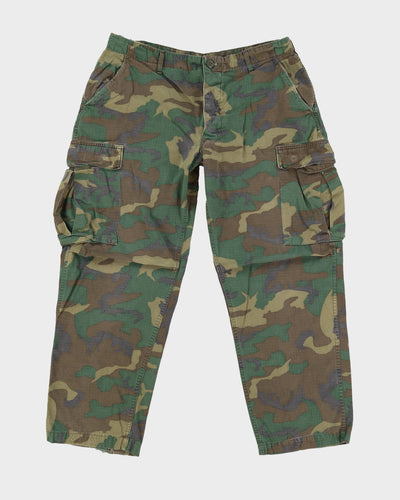 70s Vintage RDF ERDL Camo Combat trousers - 34x28