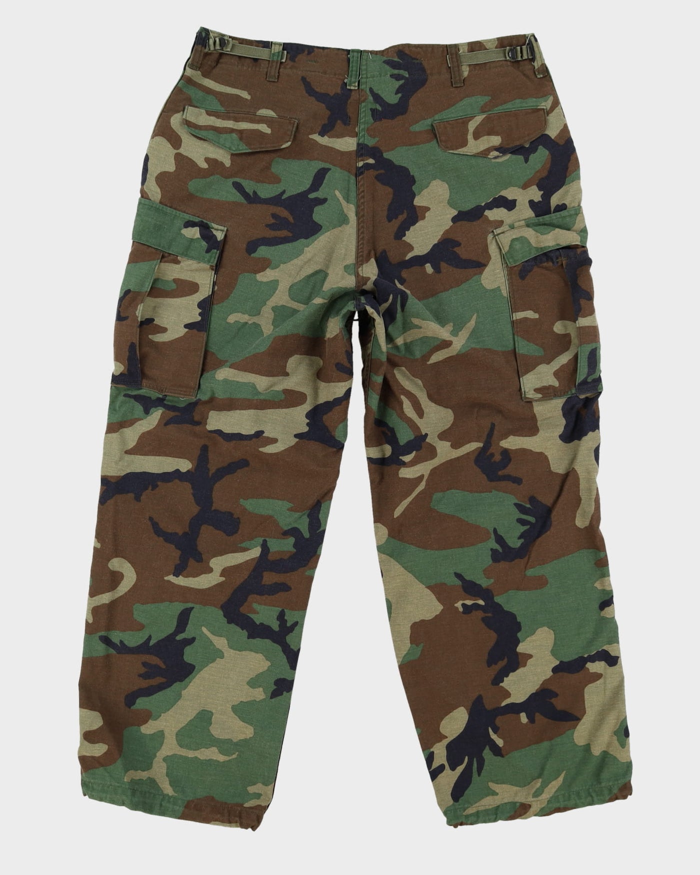 90s Vintage US Military Cold Weather Woodland Camo Trousers - 38x30