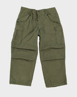 70s Vintage US Army OG-107 Cold Weather Combat Trousers - 34x26