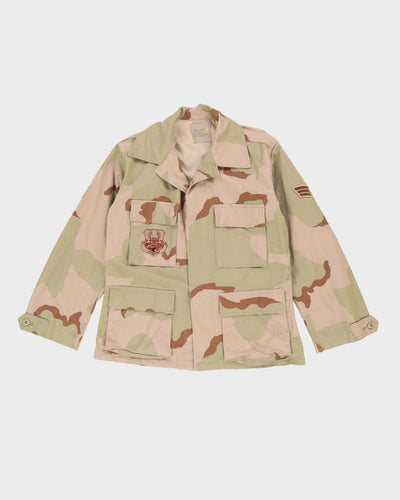 90s Vintage US Air Force Desert Camo Combat Coat - Medium