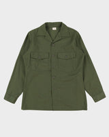 70s Vintage US Army OG-507 Dura-Press Utility Shirt - Medium
