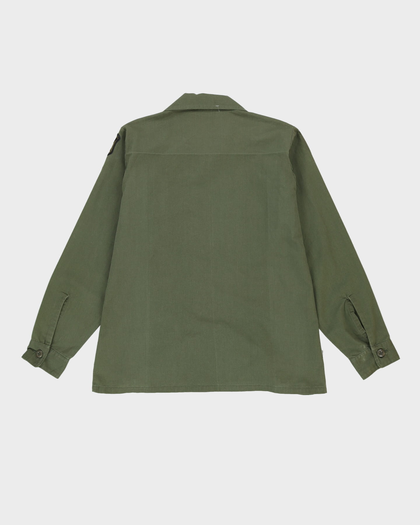 70s Vintage US Army OG-507 Dura-Press Utility Shirt - Medium