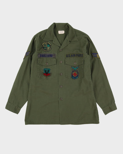 70s Vintage US Army OG-507 Dura-Press Utility Shirt - Medium