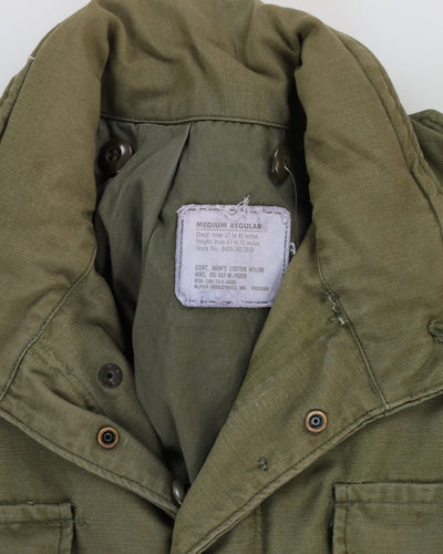 70s Vintage US Military OG-107 M65 Field Jacket - Medium
