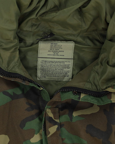 90s Vintage US Military ECWCS Waterproof Parka - Large