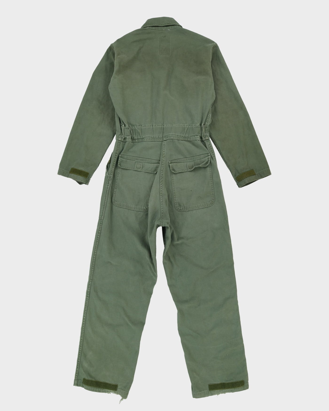 90s Vintage US Army Sateen Utility Coveralls - Small