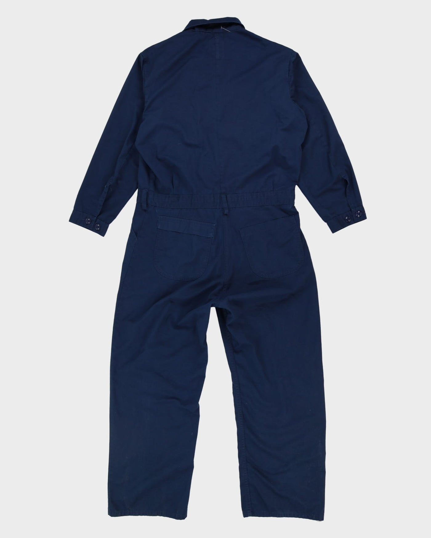 90s Vintage US Navy Blue Utility Coveralls - Large