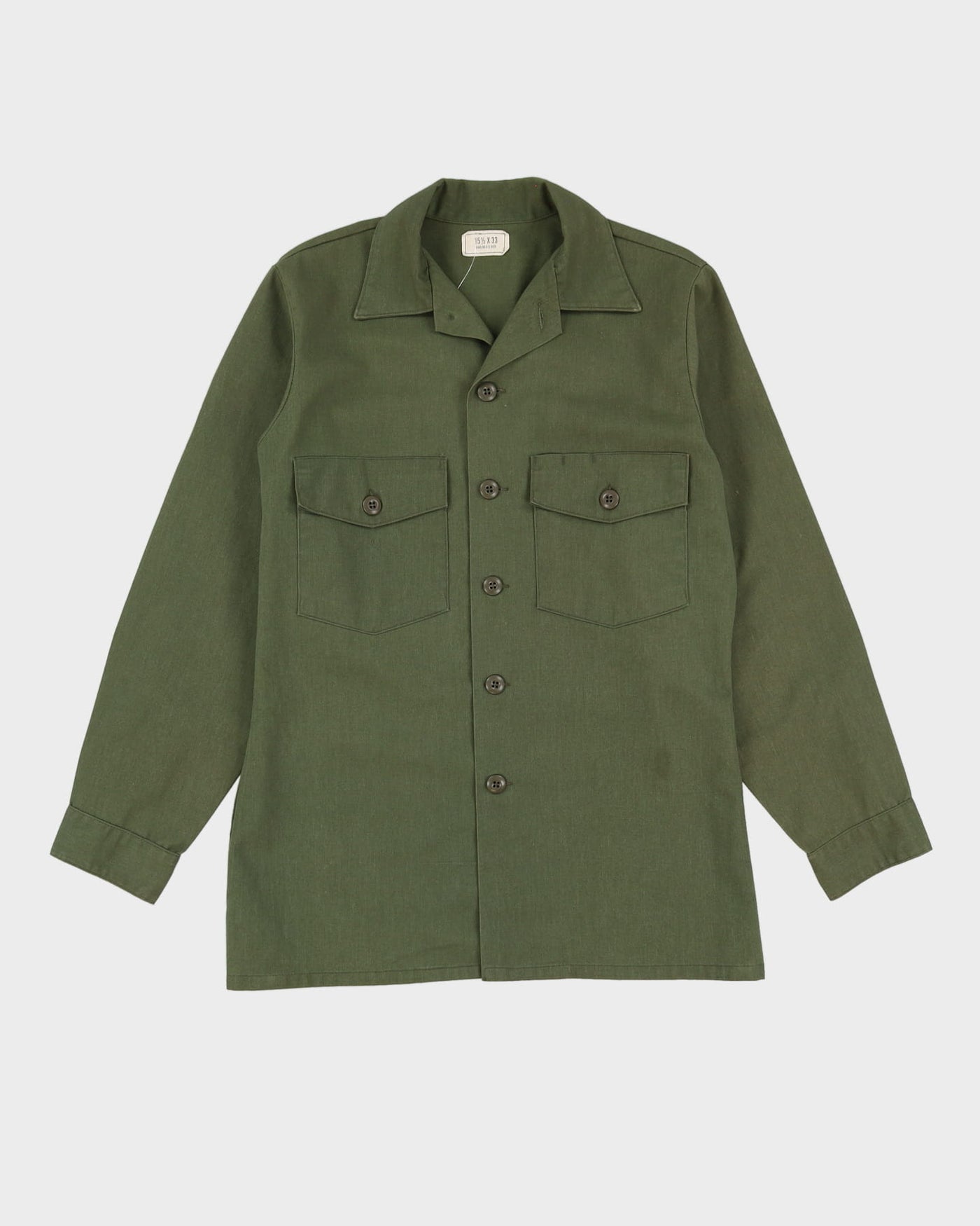 70s Vintage US Military Utility Shirt - M