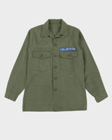 70s Vintage US Military Utility Shirt - L