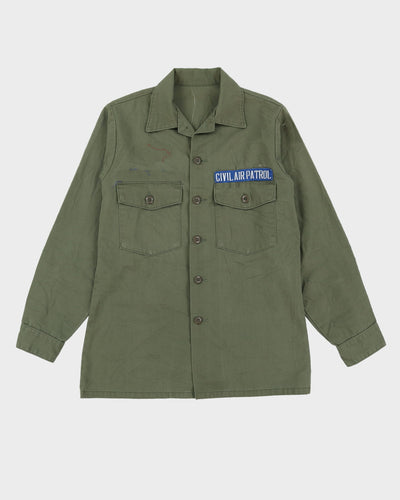 70s Vintage US Military Utility Shirt - L