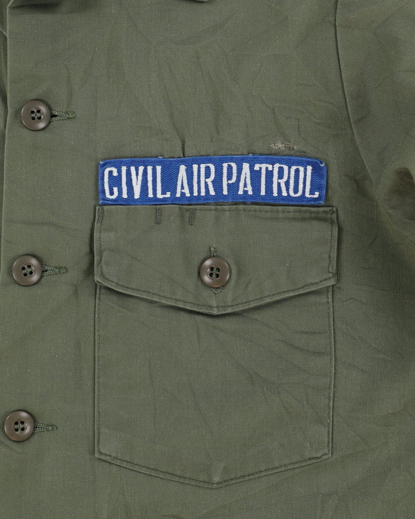 70s Vintage US Military Utility Shirt - L