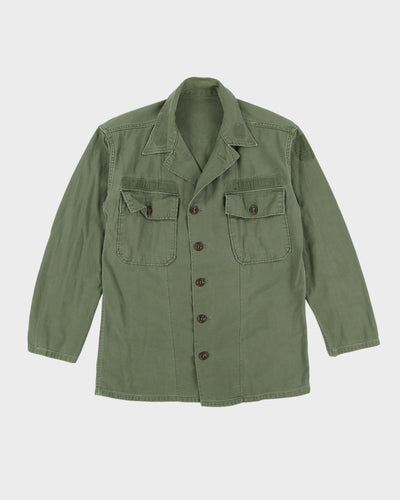 60s Vintage US Military Cotton Utility Shirt - S