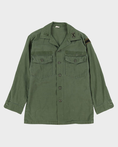 60s Vintage US Military Cotton Utility Shirt - M