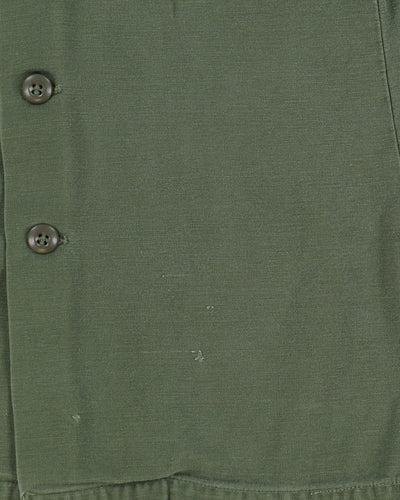 60s Vintage US Military Cotton Utility Shirt - M