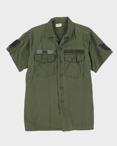 60s Vintage US Military Cotton Utility Shirt - L