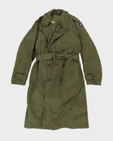 50s Vintage US Military Overcoat - M