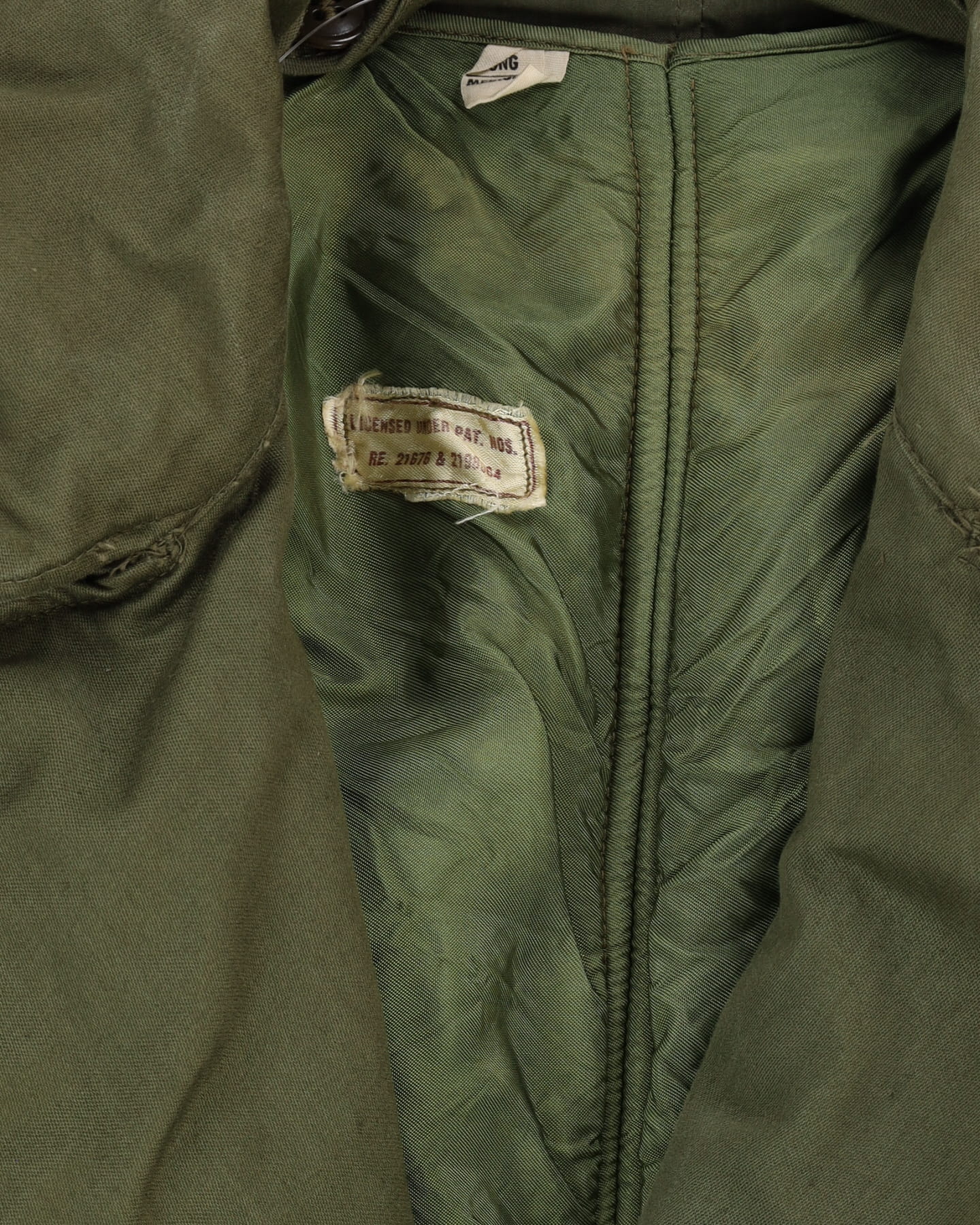 50s Vintage US Military Overcoat - M
