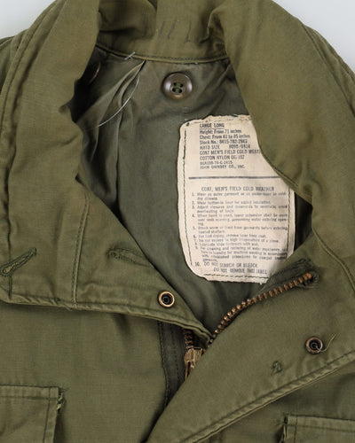 70s Vintage US Military M65 Field Jacket - XL