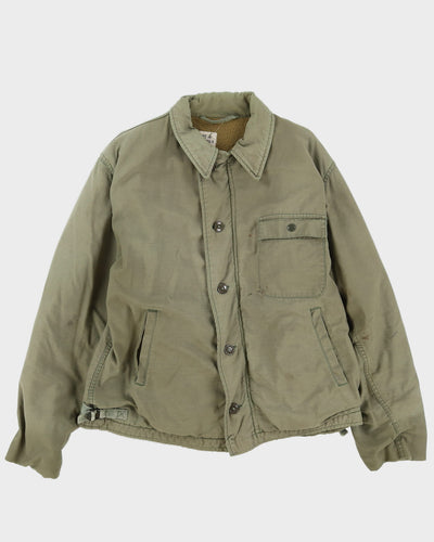 70s Vintage US Military A-2 Deck Jacket - XL