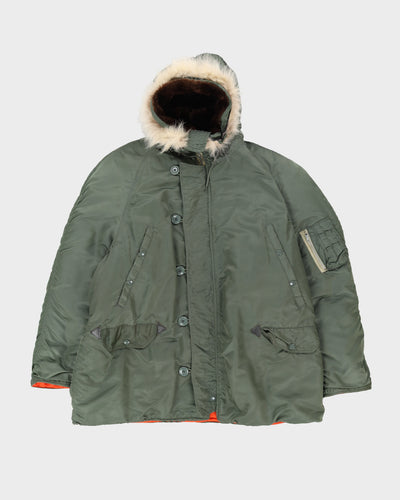 80s Vintage US Military N-3B Cold Weather Parka - XL