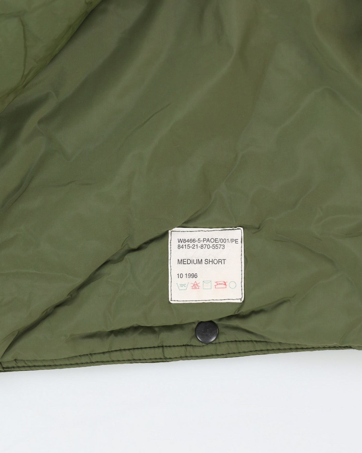 80s Vintage Canadian Army ECW Parka Liner - Medium