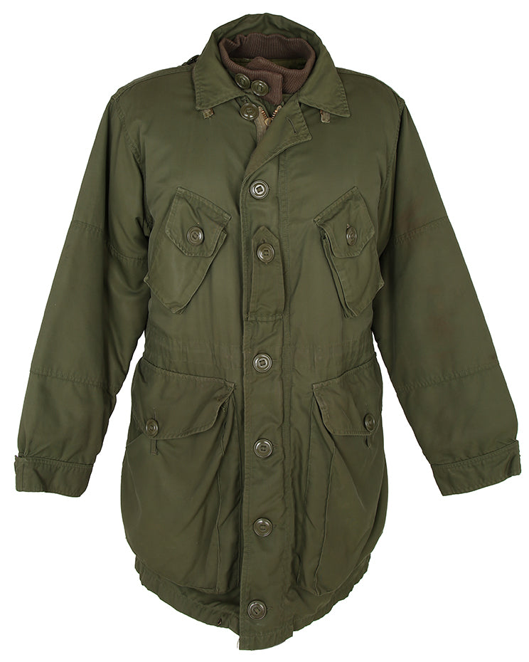 80s Khaki Avon Sportswear Extreme Cold Weather Combat Parka - M