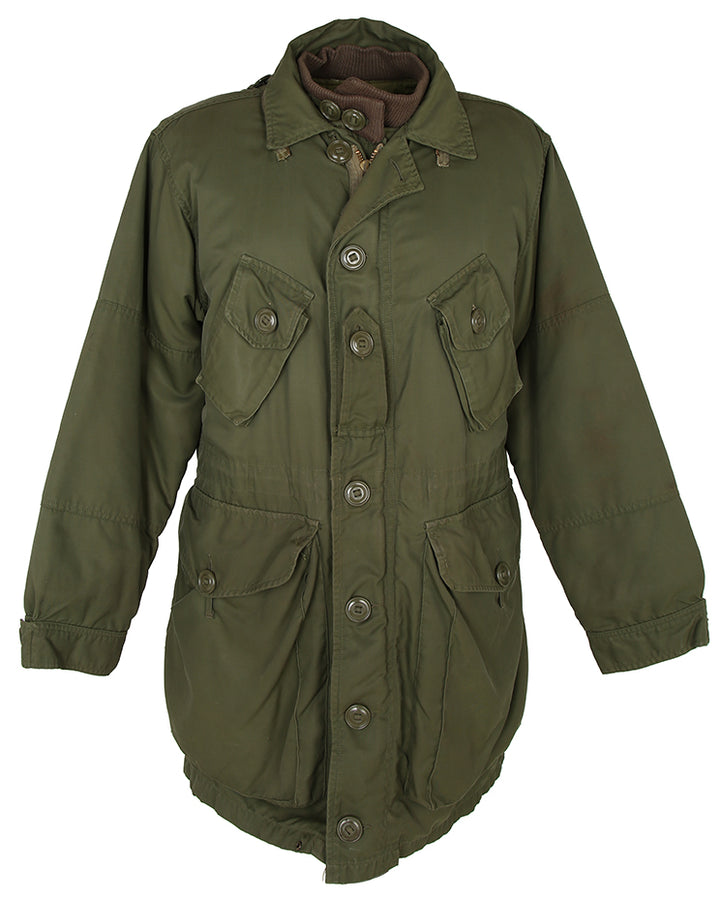 80s Khaki Avon Sportswear Extreme Cold Weather Combat Parka - M