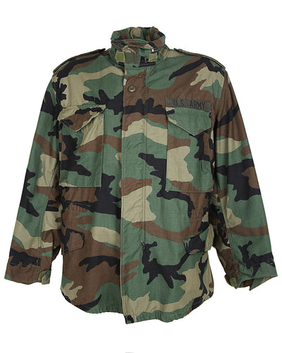1991 Cold weather Woodland Camo Field Jacket - M
