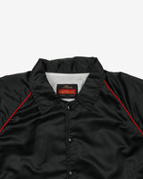 80s Billy's Outlaw Inn Alberta Sportswear Black Satin Bomber / Baseball Jacket - XL