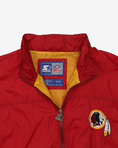 Vintage Starter Washington Football Team NFL Windbreaker Full-Zip - XL