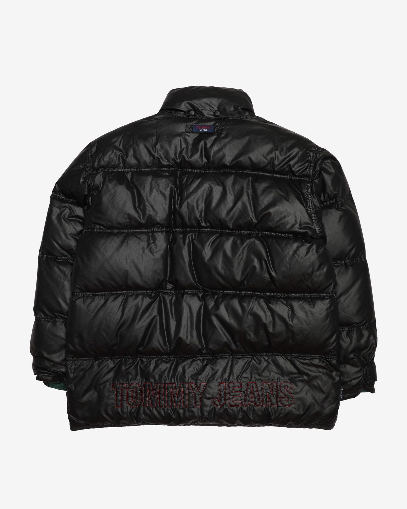 Vintage 90s Tommy Jeans / Hilfiger Black Puffer Jacket - L