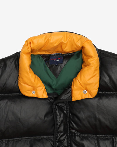 Vintage 90s Tommy Jeans / Hilfiger Black Puffer Jacket - L