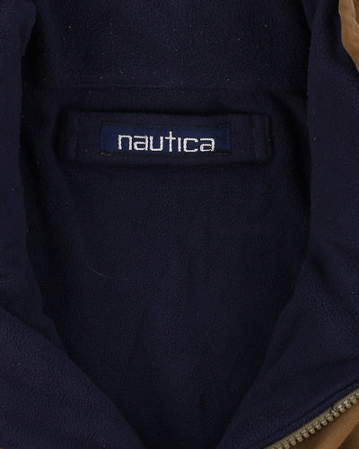 Vintage 90s Nautica Sailing Thick Fleece Lined Thermal Ski Jacket - XL