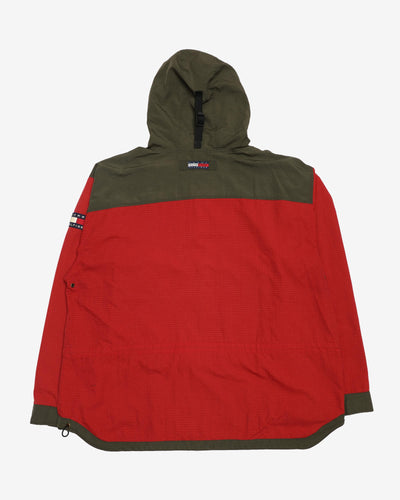 Vintage 90s Tommy Hilfiger Hooded Pullover Windbreaker - XL / XXL