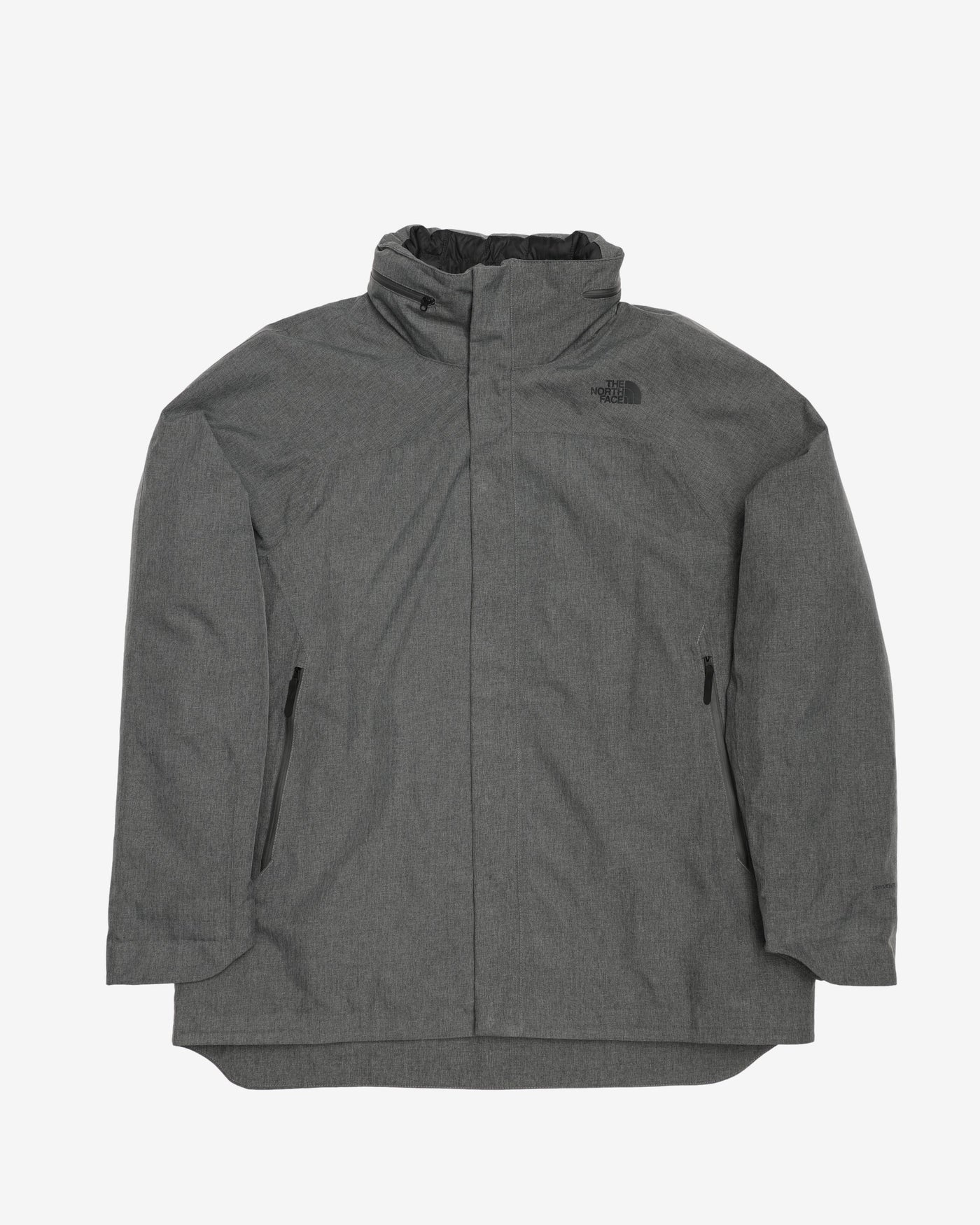 The North Face Grey Padded / Hooded Jacket - XL