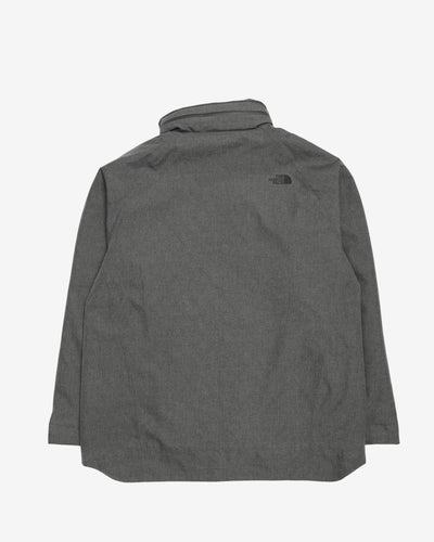 The North Face Grey Padded / Hooded Jacket - XL