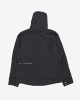 NAU Blue / Grey Hooded Rain Jacket - L