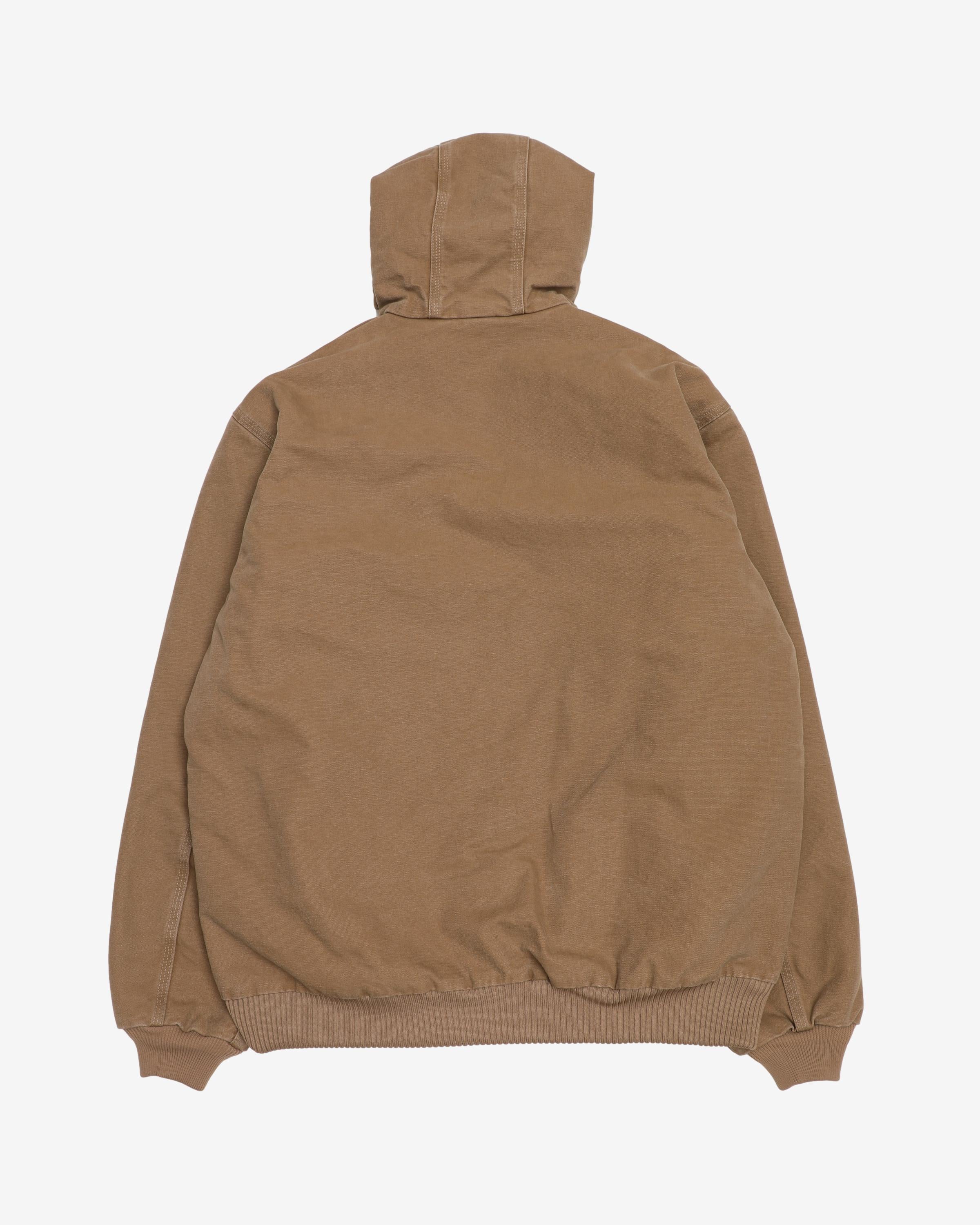 Carhartt Beige / Neutral Hooded Workwear Jacket - XL Tall