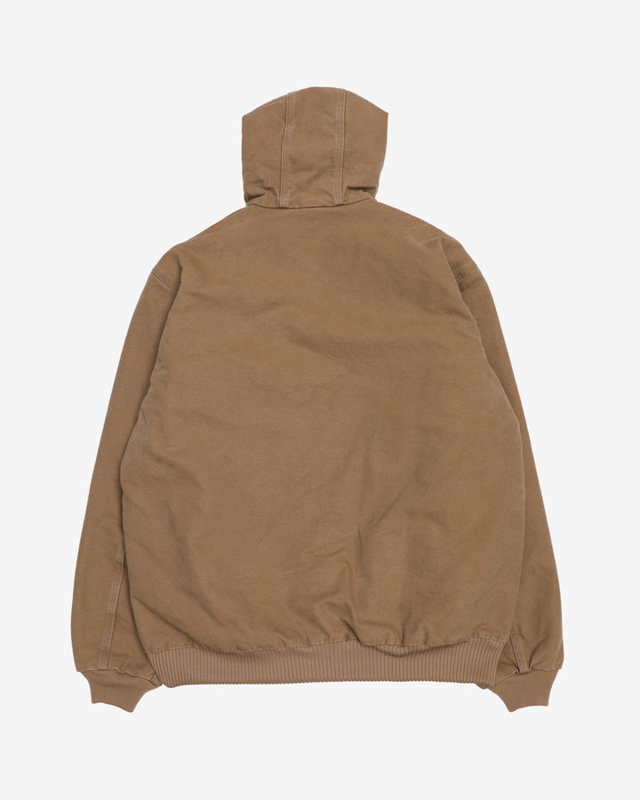 Carhartt Beige / Neutral Hooded Workwear Jacket - XL Tall