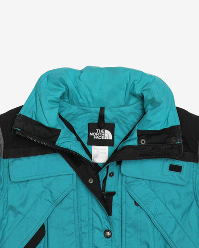 Vintage 90s The North Face Teal / Black Extreme Gear - S