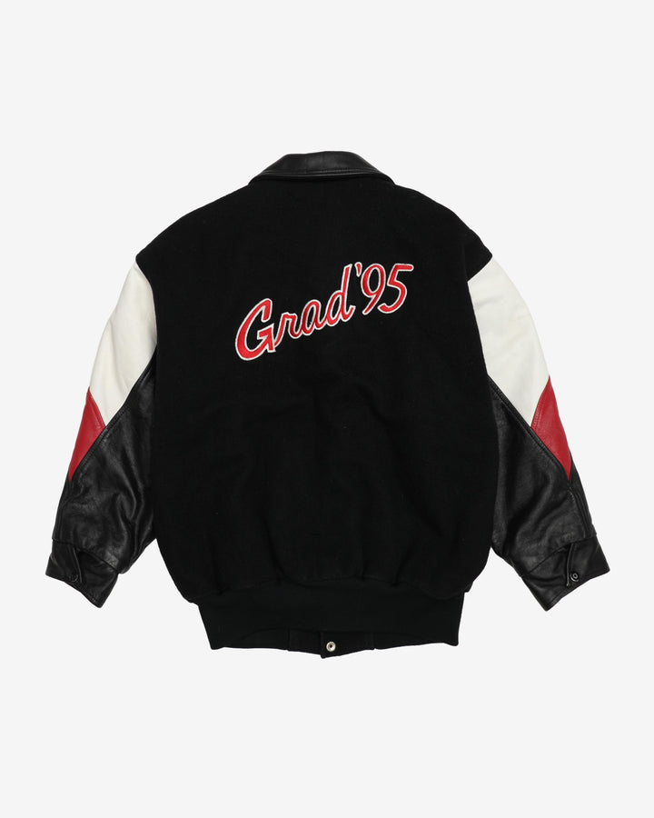 Vintage 1995 Huskies Baseball / Varsity Jacket - S