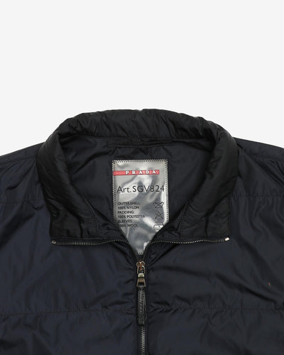 Prada Nylon + Wool Puffer / Puffa Jacket - M