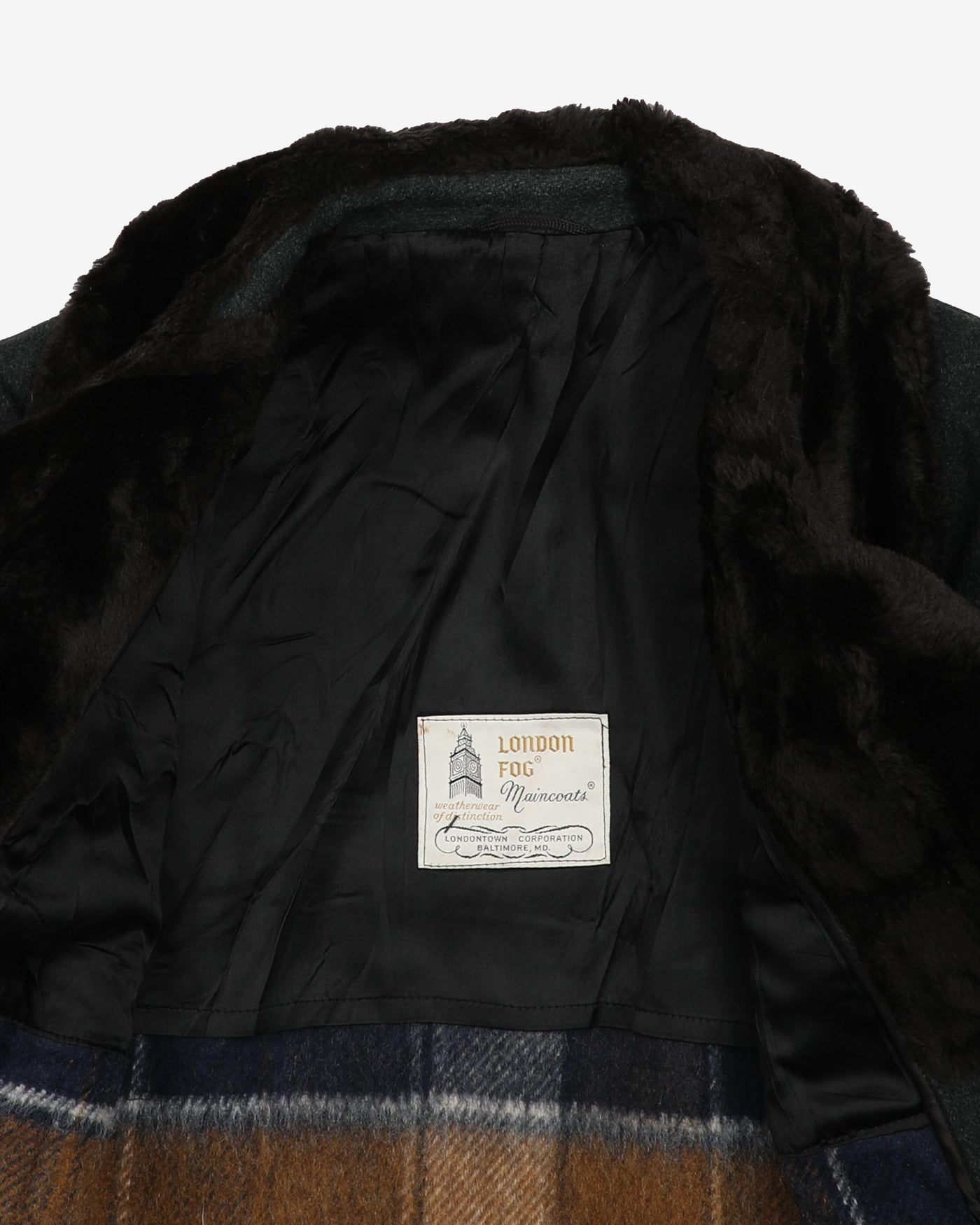 1970s London Fog Wool Overcoat - S