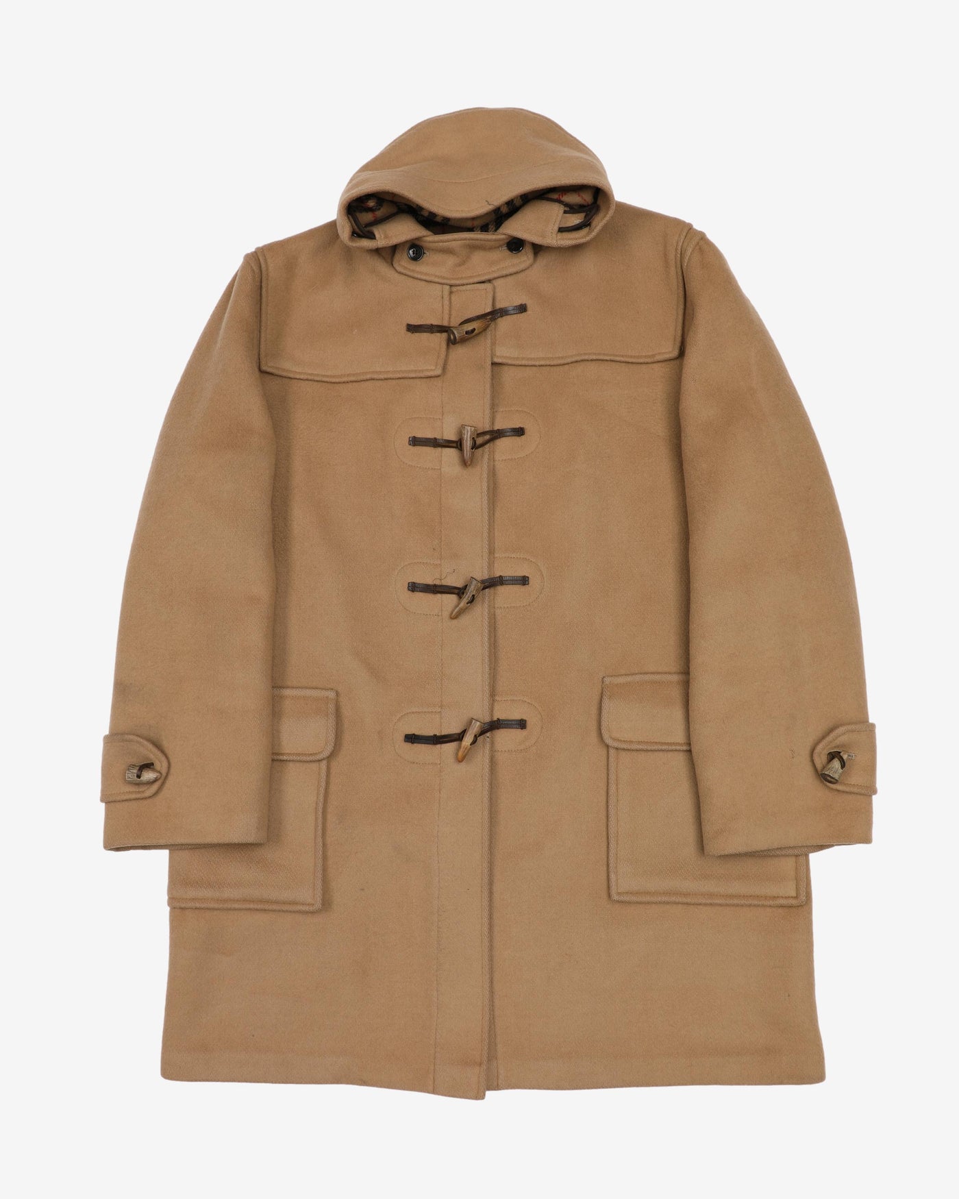 Burberrys' Beige Wool Duffel Coat - XL / XXL